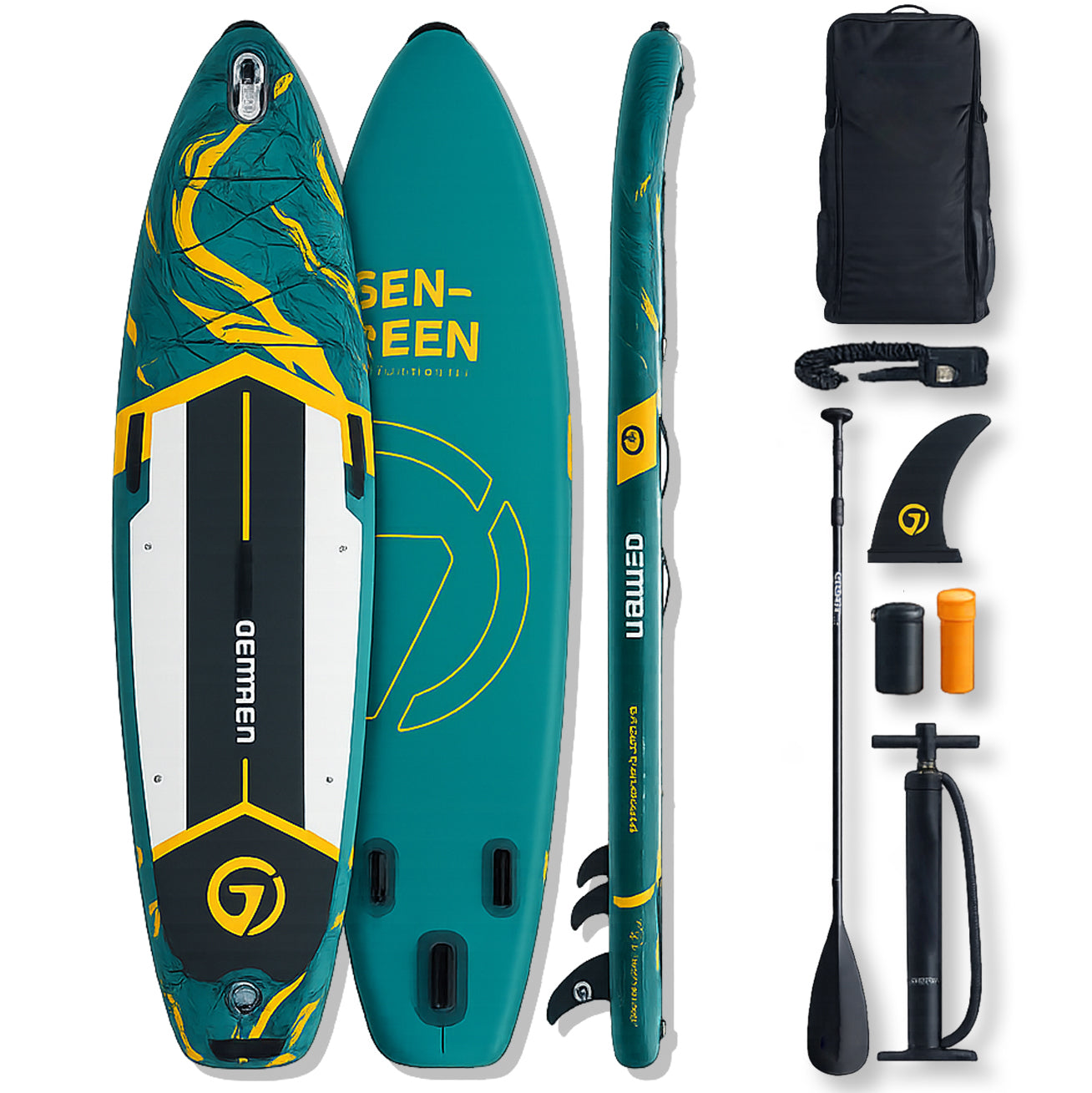 Inflatable Stand Up Paddle Board for Adults | Stable All-Around SUP Board with Premium Accessories
