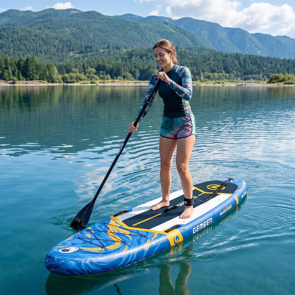 Inflatable Stand Up Paddle Board for Adults | Stable All-Around SUP Board with Premium Accessories